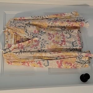 Stunning Flowy Anthropologie Maeve Blouse Sz 4